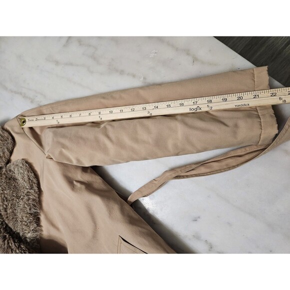 London Fog Faux Fur Coat Size 6 Reg - Picture 8 of 8